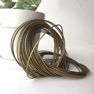 Sparkling Gold Bracelet Set